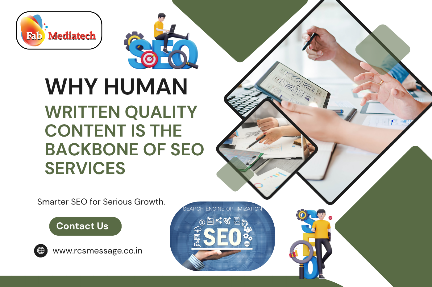 Why human written Quality content is the backbone of SEO services?